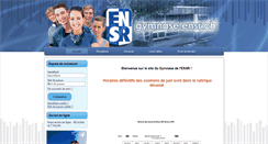 Desktop Screenshot of gymnase.ensr.ch